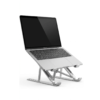 White Label Adjustable Aluminum Laptops Stand - Silver